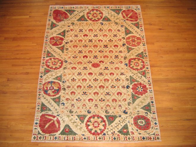 #35938 - Fine Suzani - 6 x 8.7 - Afghanistan  Value:  $5,900
