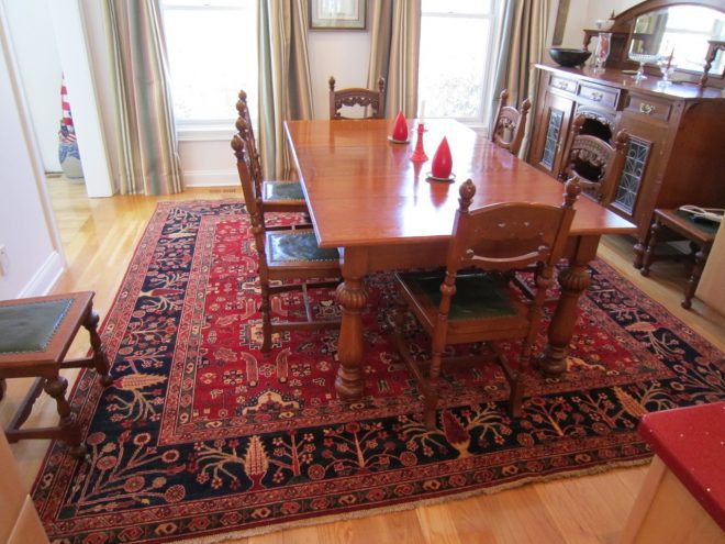 Perfect Harmony between Scandanavian furniture & Kebabian carpet