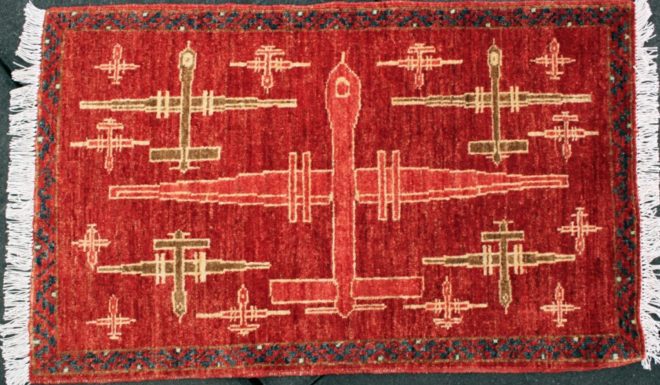 Predator-Afghan-Rug