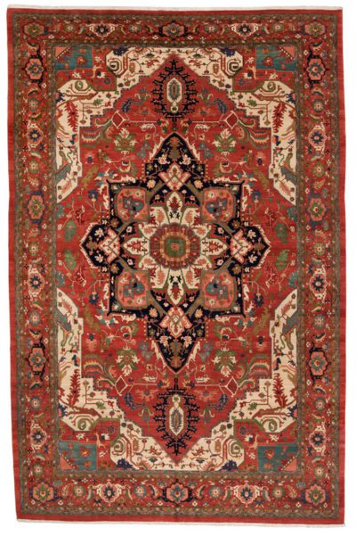 Persian Heriz Wool Oversized Rug
