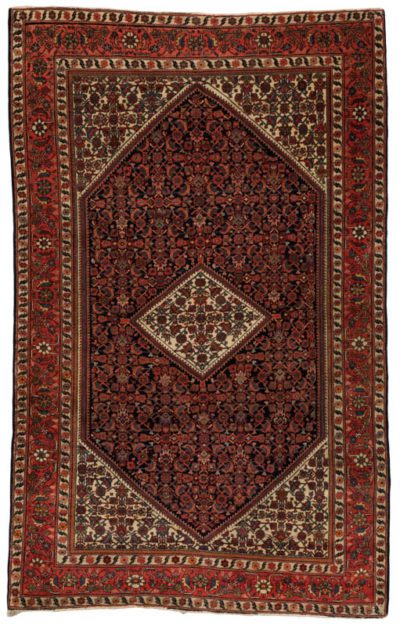 Antique Persian Sarouk Ferreghan Rug