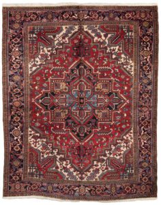32596-Semi_Antique_Persian_Heriz-8'2''x10'0''-Persia
