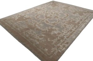 38165-Kangmar_Contemporary_Tibetan_Talloires_Arctic_Wool_and_Silk_Rug-9'0''x12'0''-Nepal-3