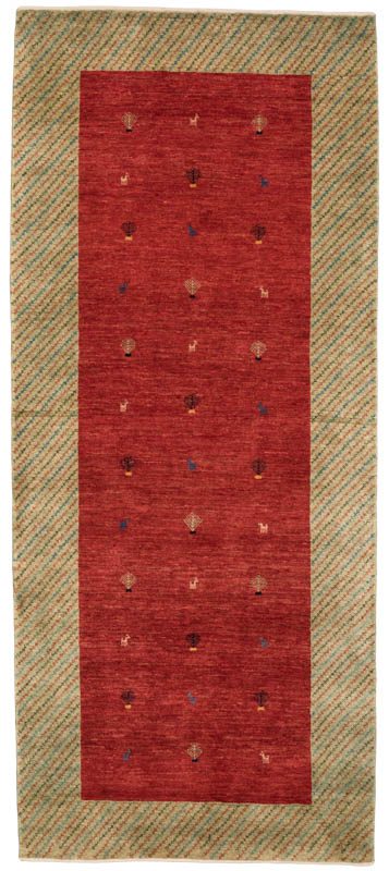 Ultimate Persian Gabbeh Wool Runner Rug