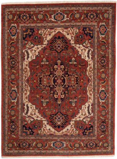 Persian Heriz Wool Rug