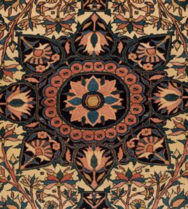 26847-Antique_Sarouk_Ferreghan-3'5''x5'0''-Persia