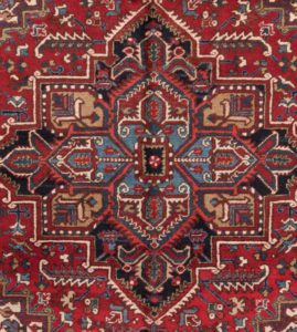 32596-Semi_Antique_Persian_Heriz-8'2''x10'0''-Persia