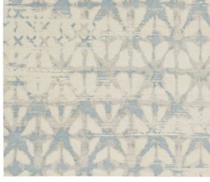 KAN113B-Tibetan_Starburst_Ivory_Blue_Gray_Wool_Rug-Nepal-Border