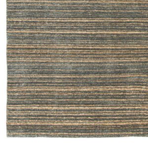 KAN131A-Tibetan_Rope_Blue_Gray_Beige_Wool_Viscose_Rug-Nepal-Border