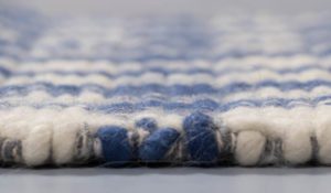 38557-EWV102B-Essential_Woven_Checkers_White_Blue_Wool_Rug-2'0''x2'0''-India-3