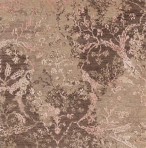 38556-HRL102B-Heirloom_Transitional_Fine_Gray_Pink_Beige_Wool_and_Silk_Rug-2'0''x2'0''-India-2