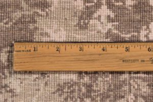 38556-HRL102B-Heirloom_Transitional_Fine_Gray_Pink_Beige_Wool_and_Silk_Rug-2'0''x2'0''-India-7