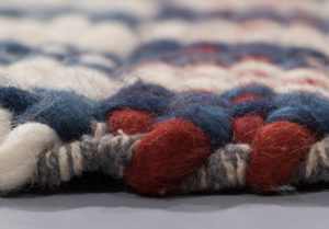 38585-EWV102A-Essential_Woven_Checkers_Red_White_Blue_Wool_Rug-2'0''x2'0''-India-3