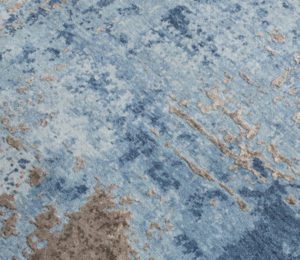 modern wool and silk rug