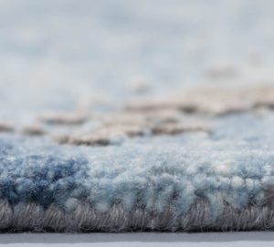 modern wool and silk rug