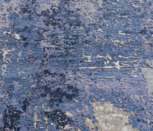 modern wool & silk rug