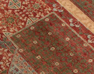 38600-Fine_Mamluk_Vegetable_Dyed_Wool_Rug_Sample-2'1''x2'1''-India-2-2