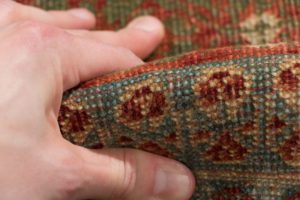 38600-Fine_Mamluk_Vegetable_Dyed_Wool_Rug_Sample-2'1''x2'1''-India-5