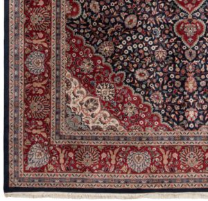 32626-Fine_Kashan_Medallion_Wool_Rug-10'1''x14'0''-India-1-2