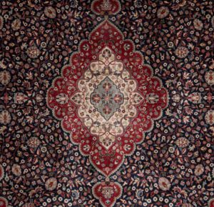 32626-Fine_Kashan_Medallion_Wool_Rug-10'1''x14'0''-India-1-3