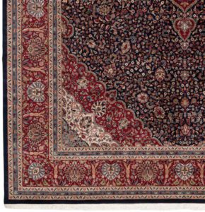 33632-Fine_Kashan_Medallion_Oversized_Wool_Rug-11'9''x18'2''-India-1-2