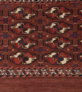 antique chuval yomut bokara rug