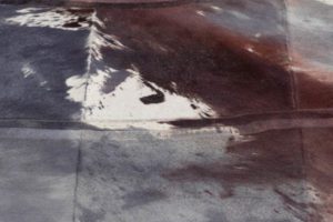 leather rug