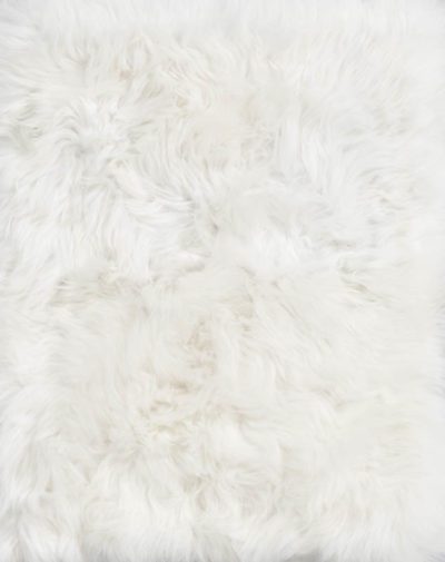 Luxe Fur Alpaca White Rug