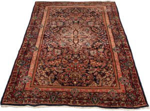 semi-antique persian sarouk rug