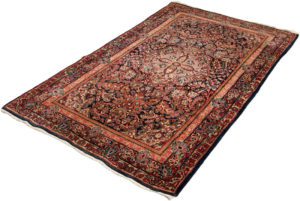 semi-antique persian sarouk rug