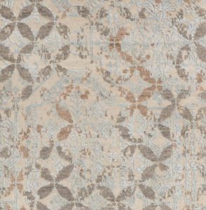 modern wool and silk rug