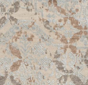 modern wool and silk rug