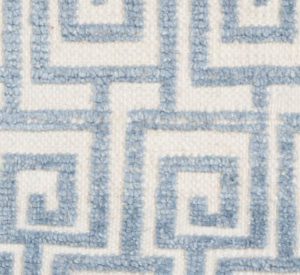 modern wool & silk rug
