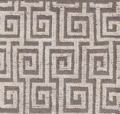 modern wool and silk rug