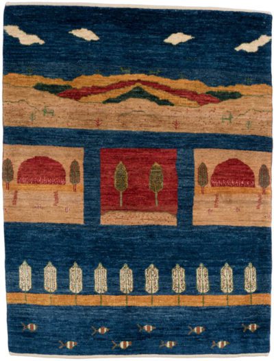gabbeh wool rug