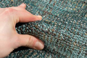 viscose wool rug