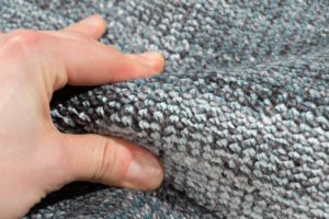 viscose wool rug