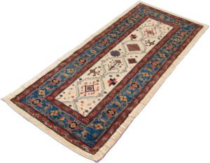 khamsehbaf wool runner rug