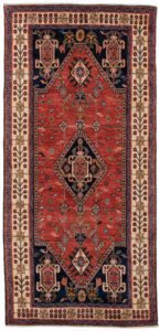 34566-Ultimate_Persian_Qashqai_Wool_Short_Runner_Rug-2'9''x5'9''-Iran-1
