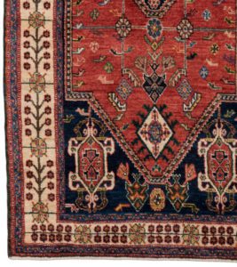 qashqai wool runner rug