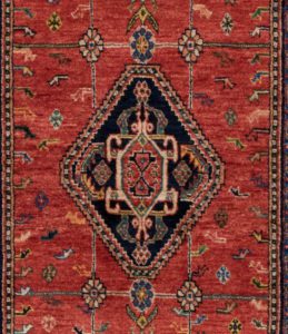 qashqai wool runner rug