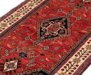 qashqai wool runner rug