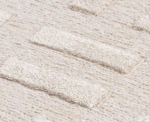 linen soumak rug