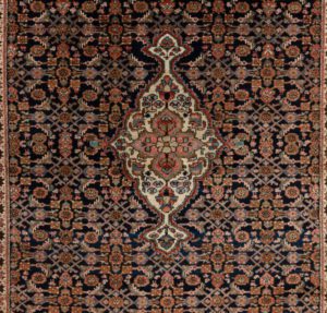 antique persian hamadan rug