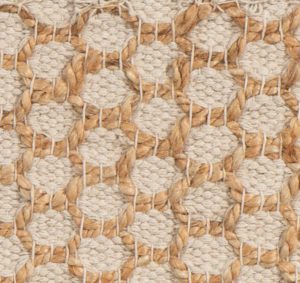 modern jute and cotton rug