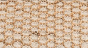 modern jute and cotton rug
