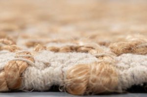 modern jute and cotton rug