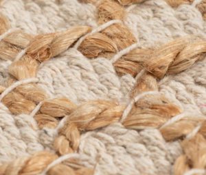 modern jute and cotton rug