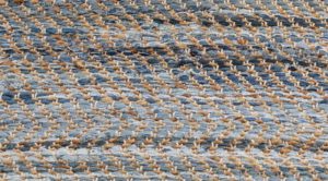 modern fiber and denim rug