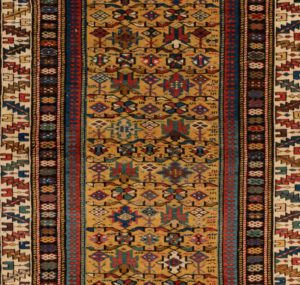antique kuba runner rug